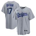 Los Angeles Dodgers Nike Shohei Ohtani Road Replica Baseball Jersey - Gray