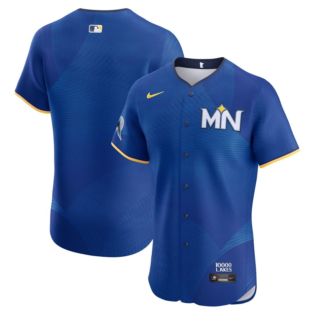Minnesota Twins Nike City Connect Elite Baseball Jersey - Royal