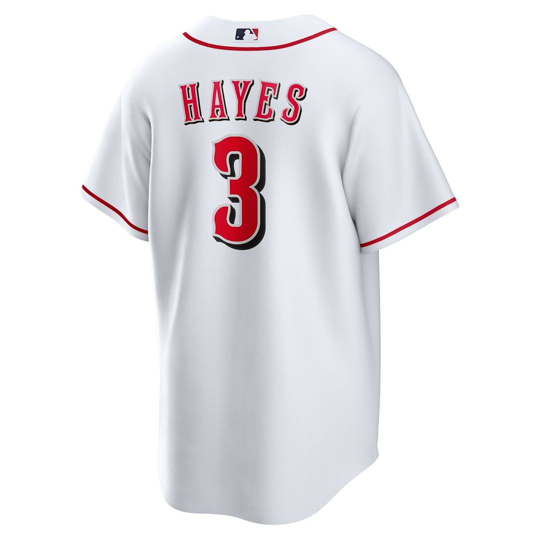 Cincinnati Reds Nike Ke'Bryan Hayes Home Replica Baseball Jersey - White