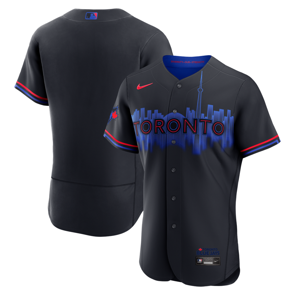 Toronto Blue Jays Nike City Connect Authentic Baseball Jersey - Navy