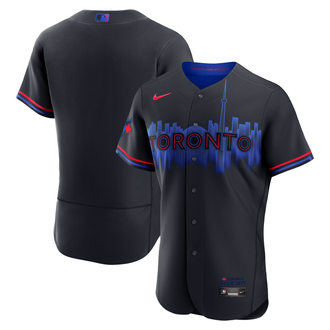 Toronto Blue Jays Nike City Connect Authentic Baseball Jersey - Navy
