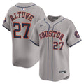 Houston Astros Nike Jose Altuve Road Limited Baseball Jersey - Gray
