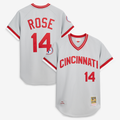 Cincinnati Reds Mitchell & Ness Pete Rose 1976 Authentic Baseball Jersey - Gray