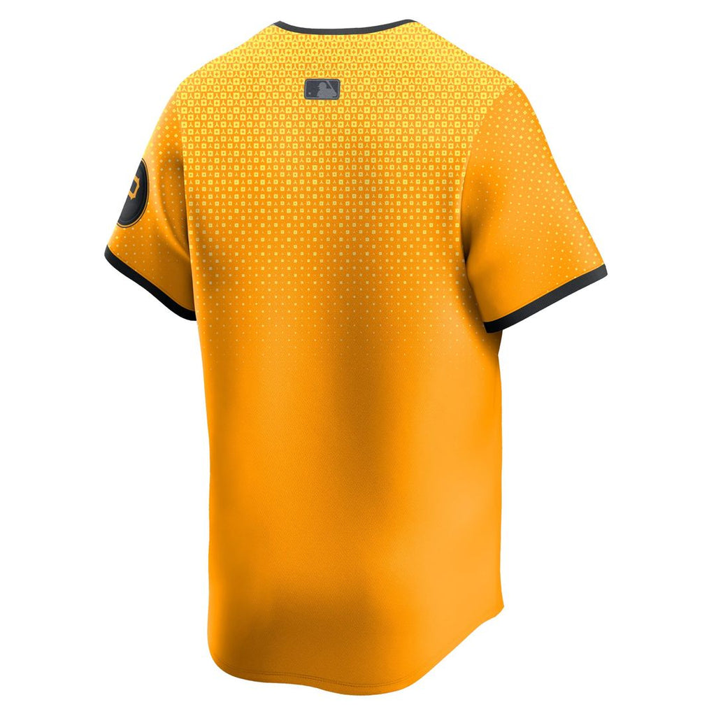 Pittsburgh Pirates Nike City Connect Limited Baseball Jersey - Gold