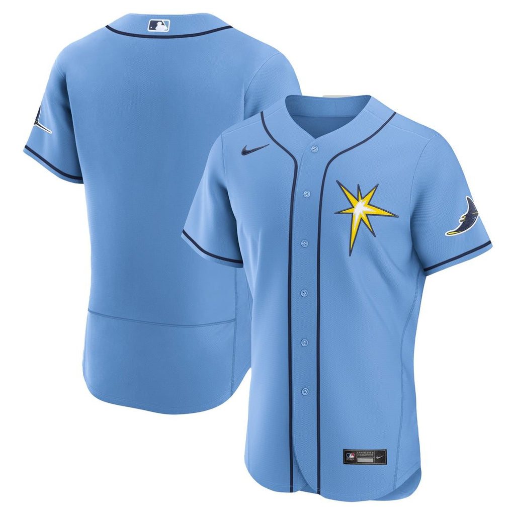 Tampa Bay Rays Nike Alternate Authentic Baseball Jersey - Light Blue