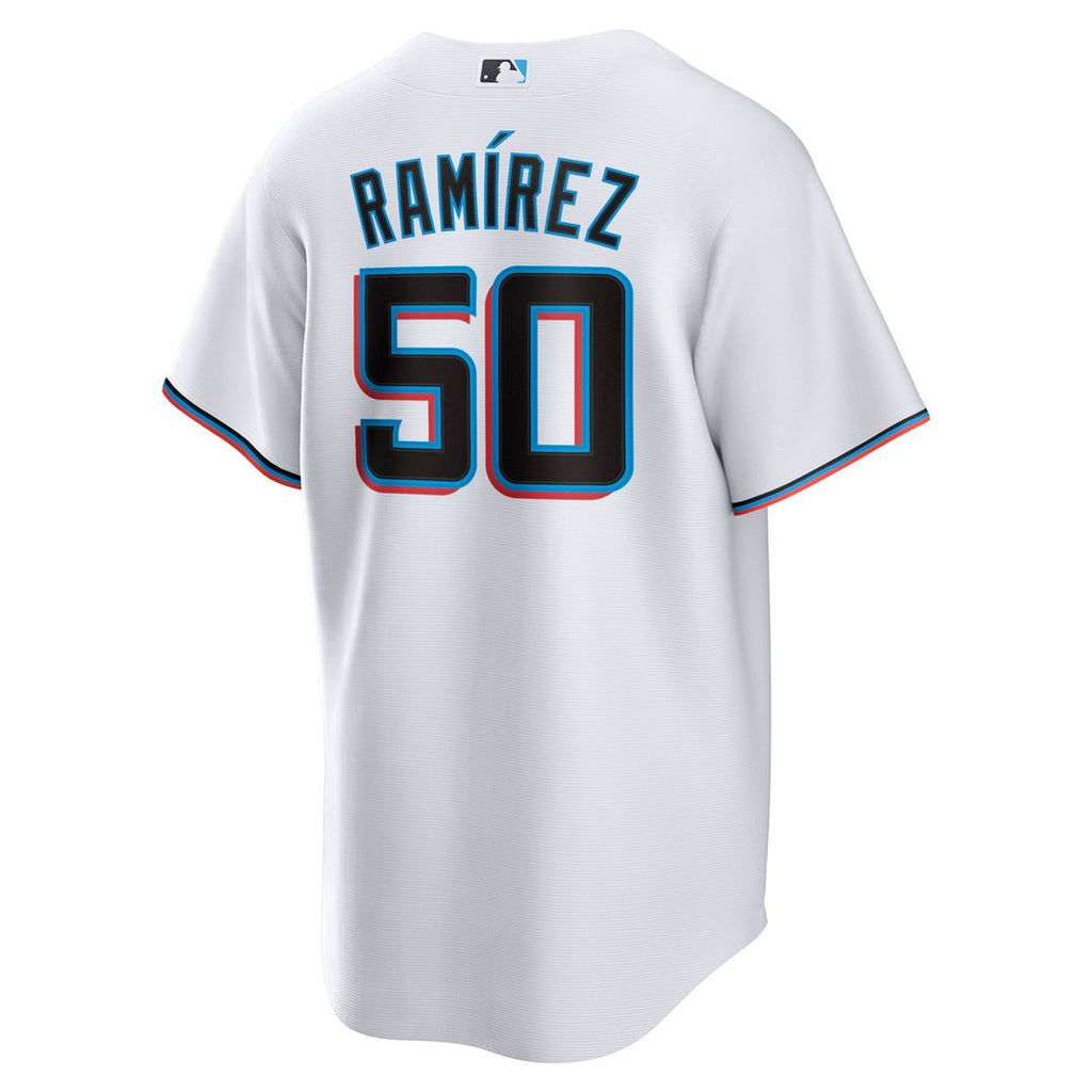 Miami Marlins Nike Agustín Ramírez Home Replica Baseball Jersey - White