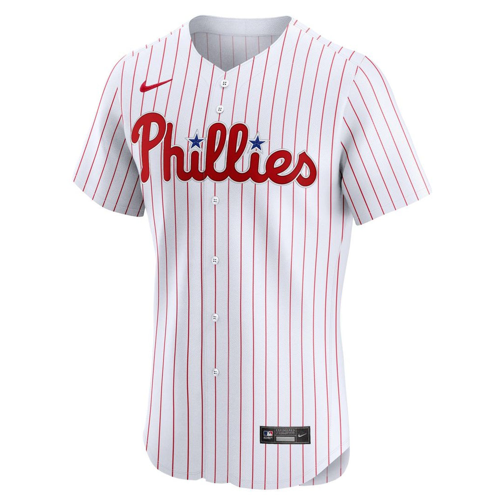 Philadelphia Phillies Nike Home Elite Baseball Jersey - White