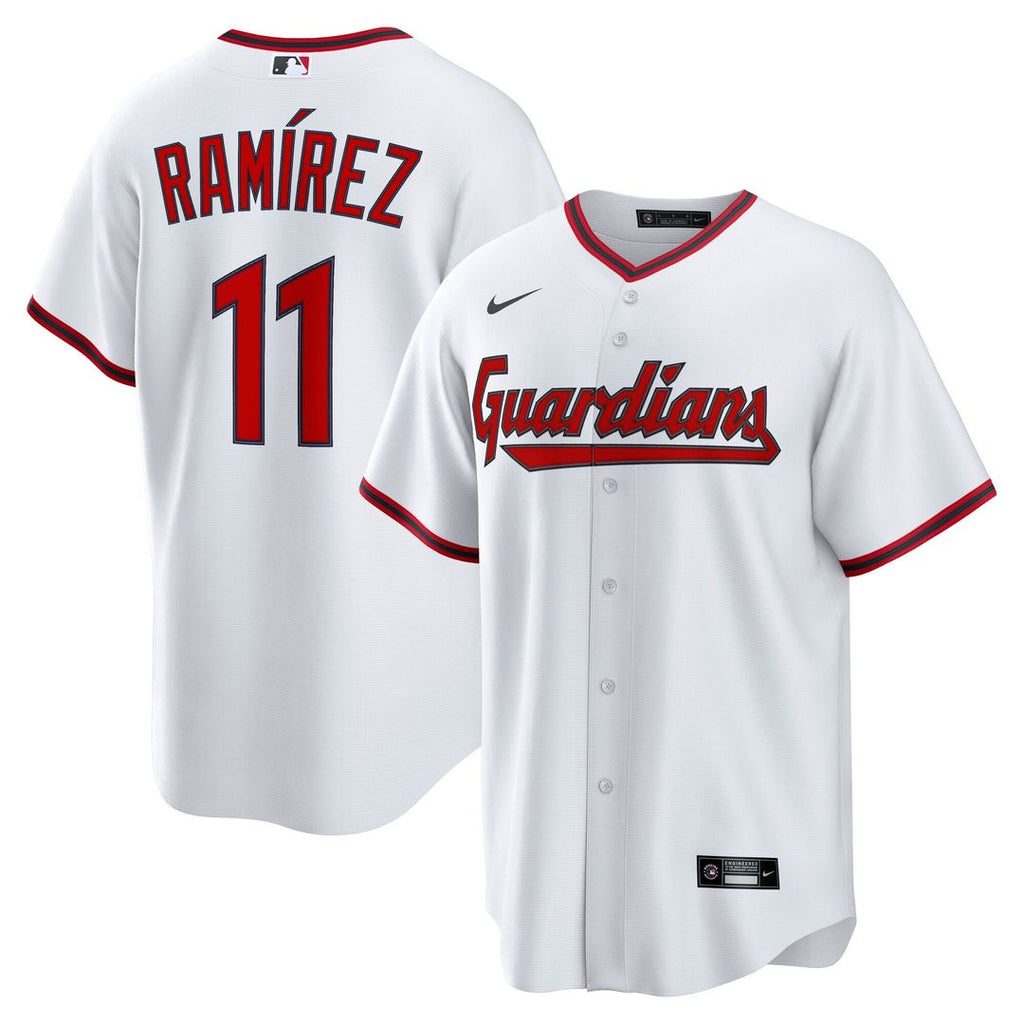 Cleveland Guardians Nike José Ramírez Home Replica Baseball Jersey - White