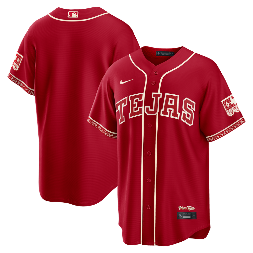 Texas Rangers Nike 2026 City Connect Stadium Baseball Jersey - Red