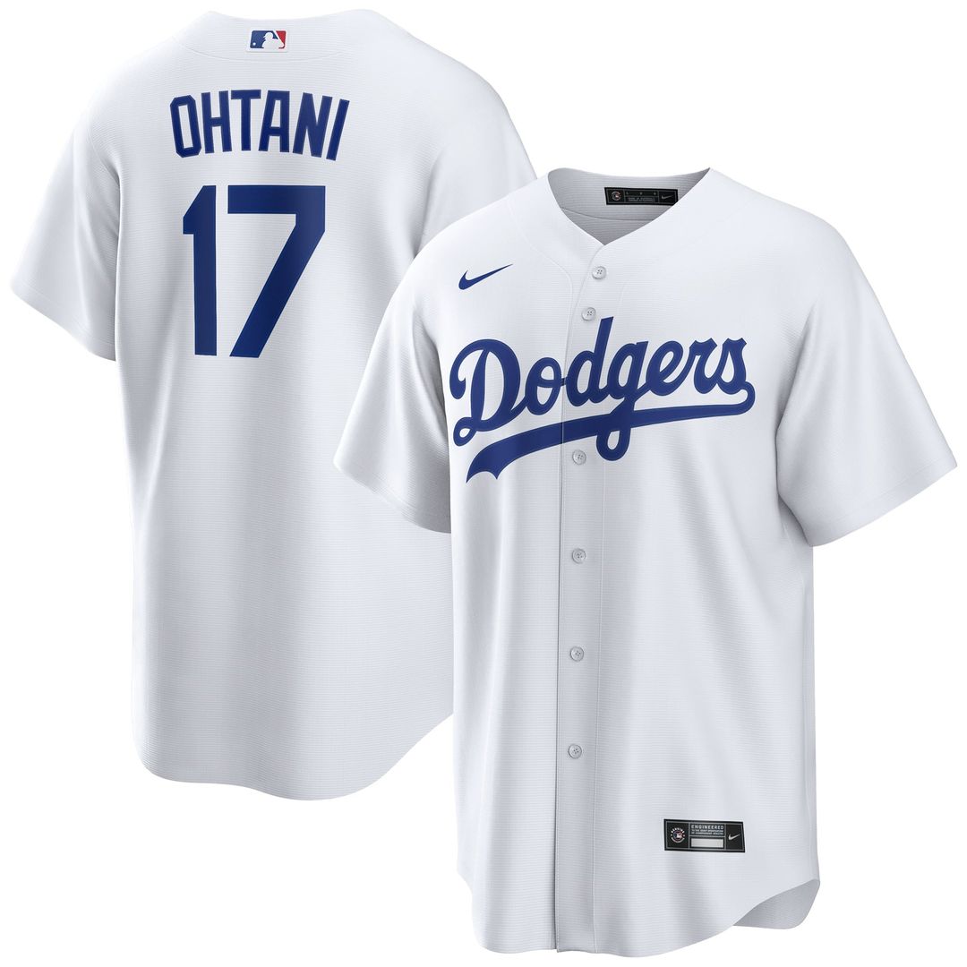 Los Angeles Dodgers Nike Shohei Ohtani Home Replica Baseball Jersey - White
