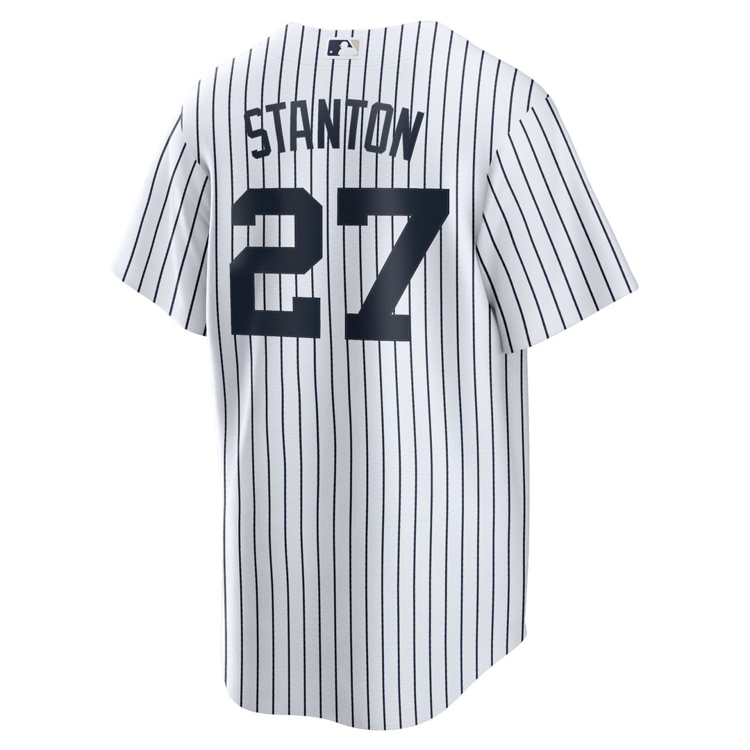 New York Yankees Nike Giancarlo Stanton Home Replica Player Name Baseball Jersey - White