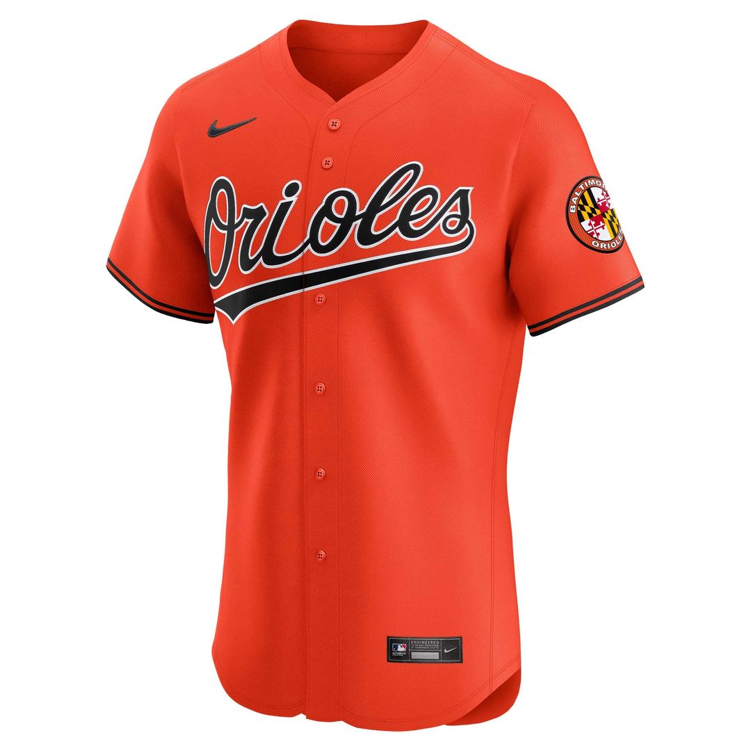 Baltimore Orioles Nike Alternate Vapor Premier Elite Patch Baseball Jersey - Orange