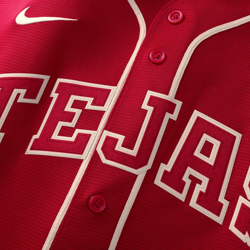 Texas Rangers Nike Brandon Nimmo 2026 City Connect Stadium Baseball Jersey - Red