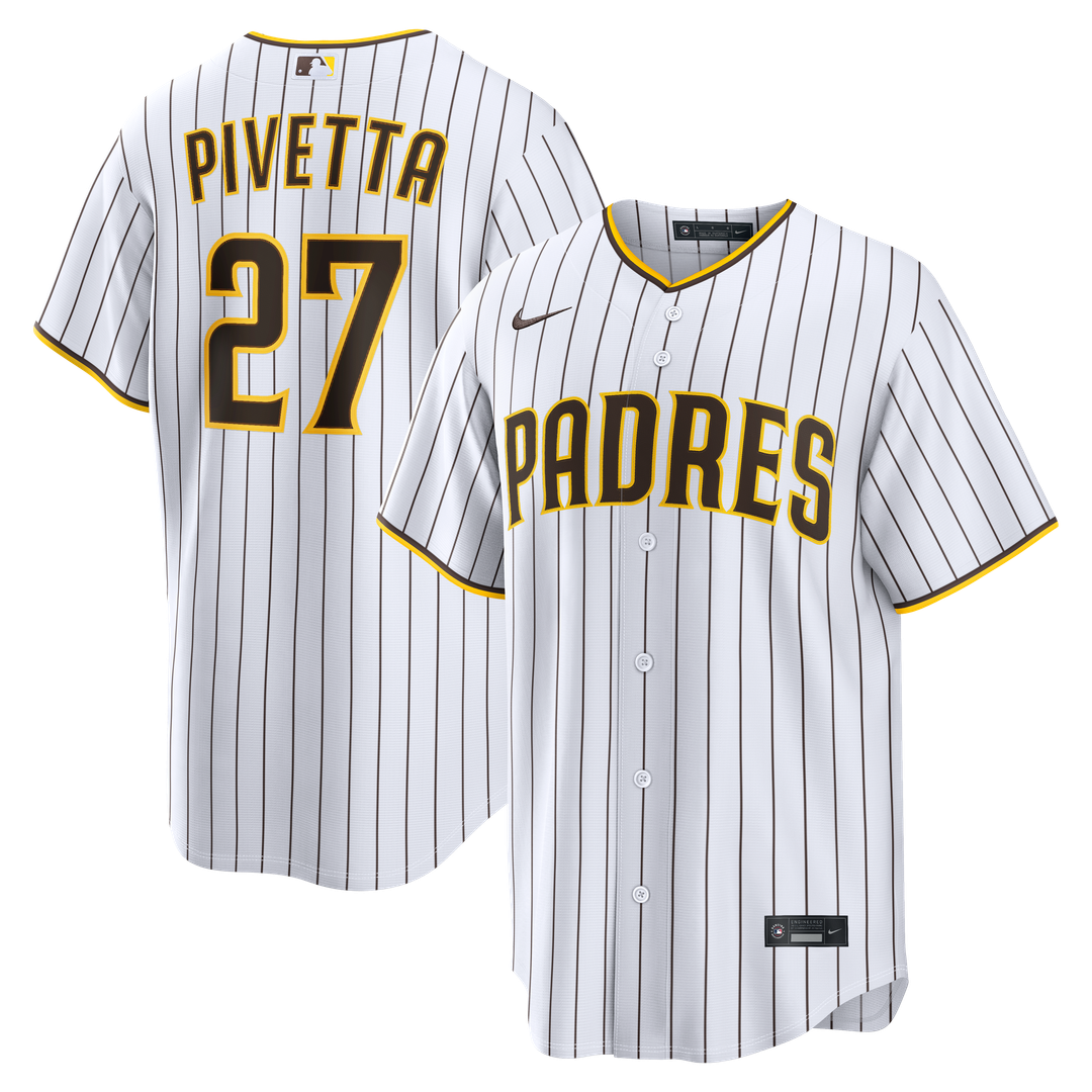 San Diego Padres Nike Nick Pivetta Home Replica Baseball Jersey - White