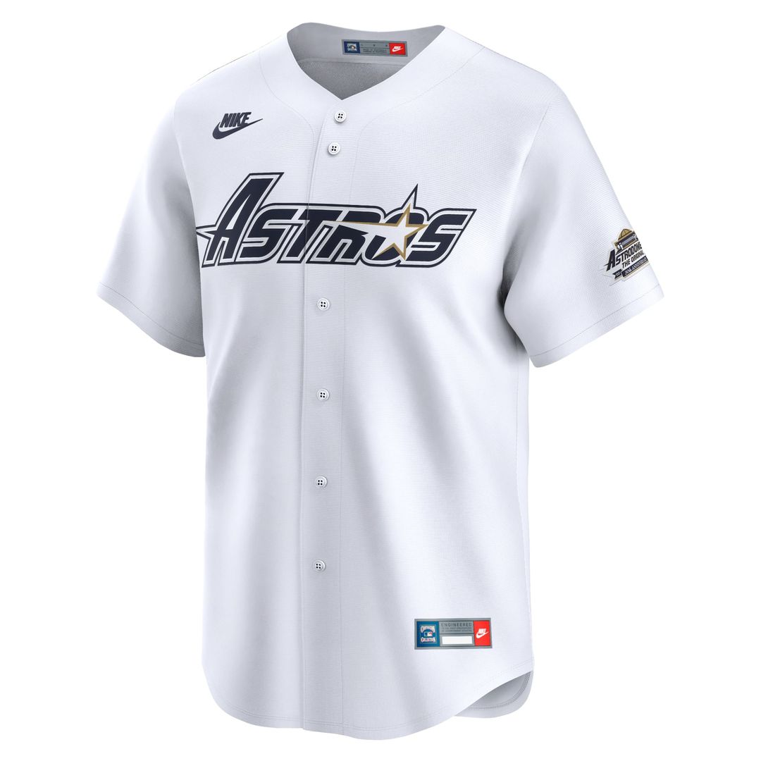 Houston Astros Nike Craig Biggio Throwback Cooperstown Collection Limited Baseball Jersey - White