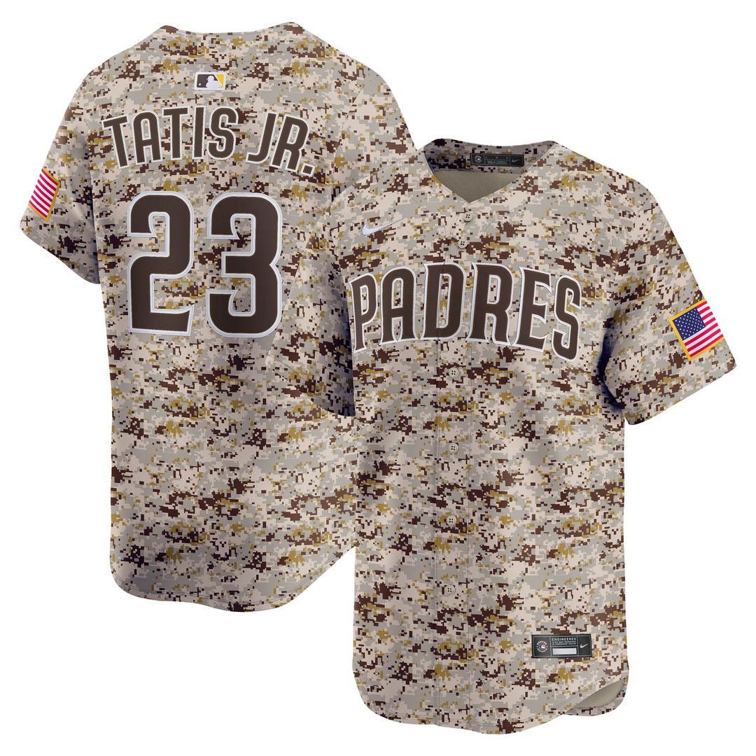 San Diego Padres Nike Fernando Tatis Jr. Camo Alternate 2 Limited Baseball Jersey