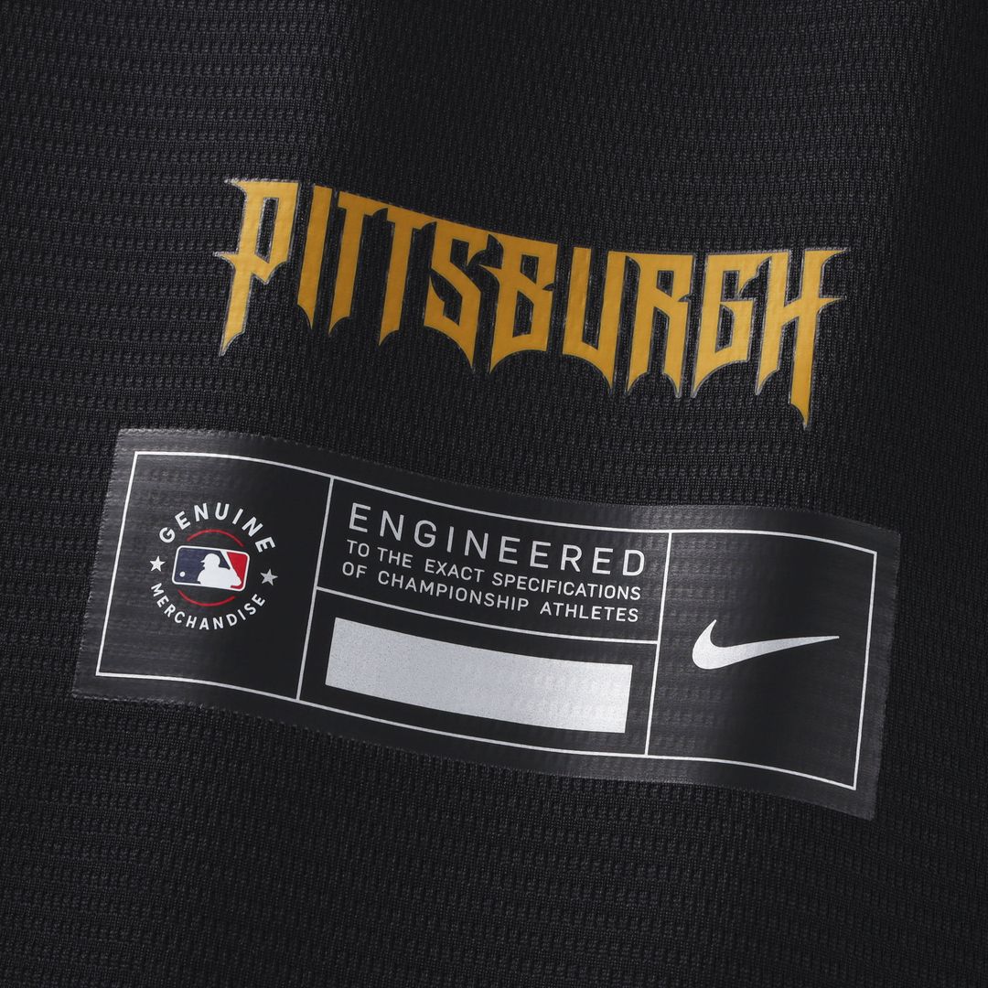 Pittsburgh Pirates Nike 2026 City Connect Stadium Baseball Jersey - Black