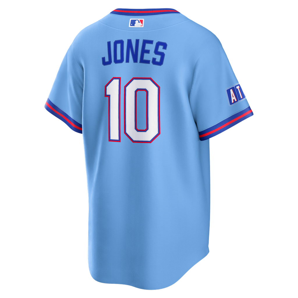 Atlanta Braves Nike Chipper Jones 2026 City Connect Stadium Baseball Jersey - Powder Blue