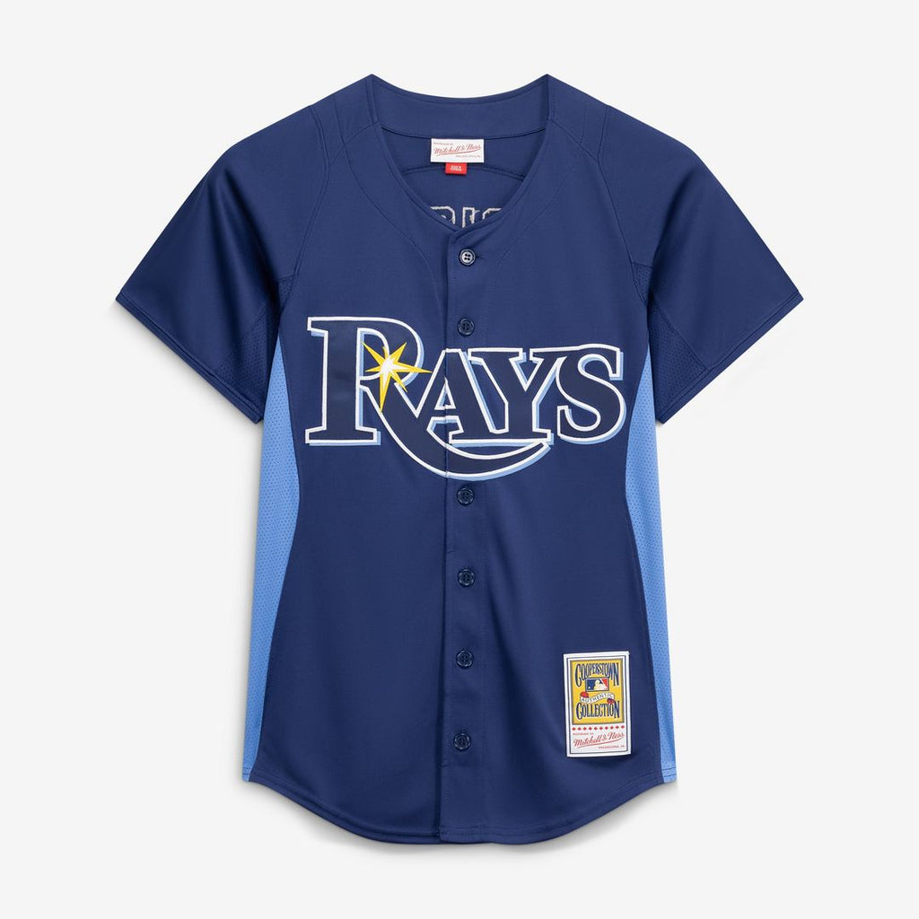 Tampa Bay Rays Mitchell & Ness David Price Authentic Batting Practice Baseball Jersey - Blue
