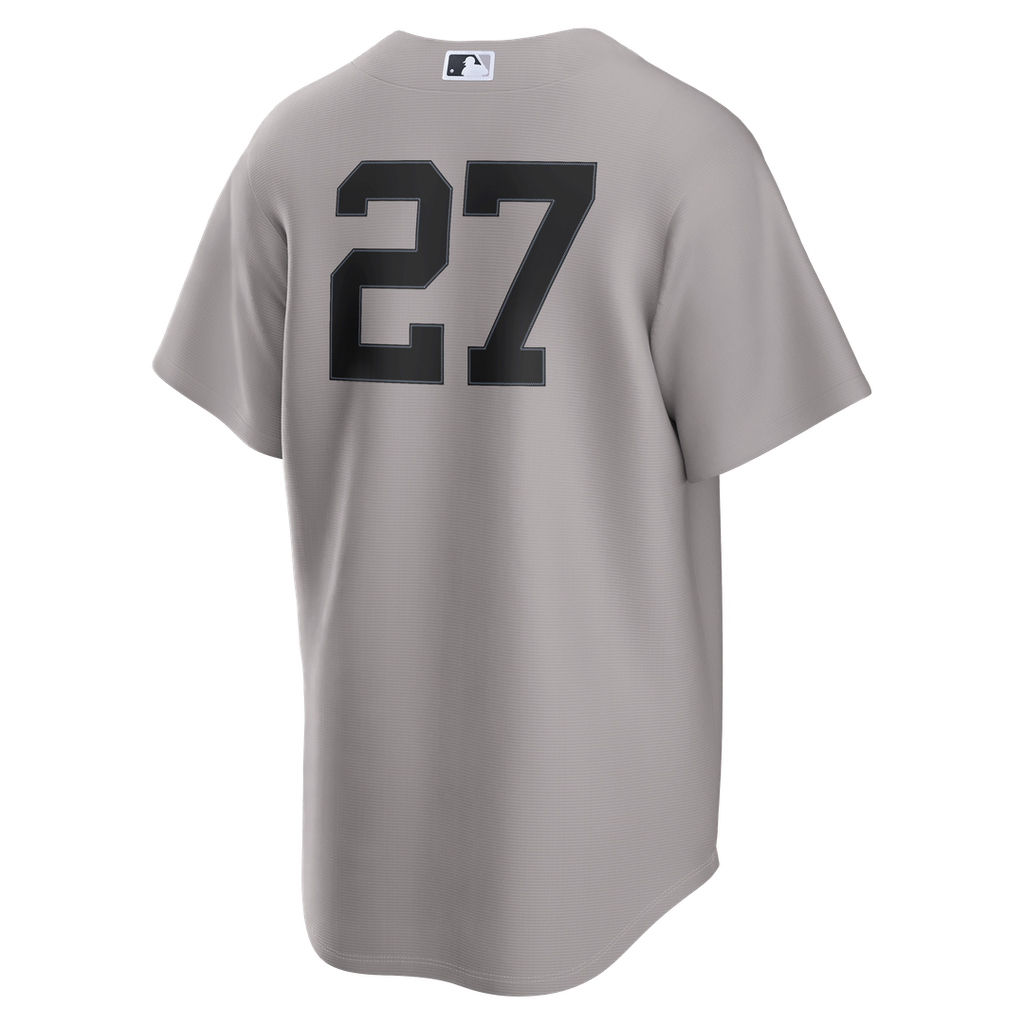 New York Yankees Nike Giancarlo Stanton Road Replica Baseball Jersey - Gray