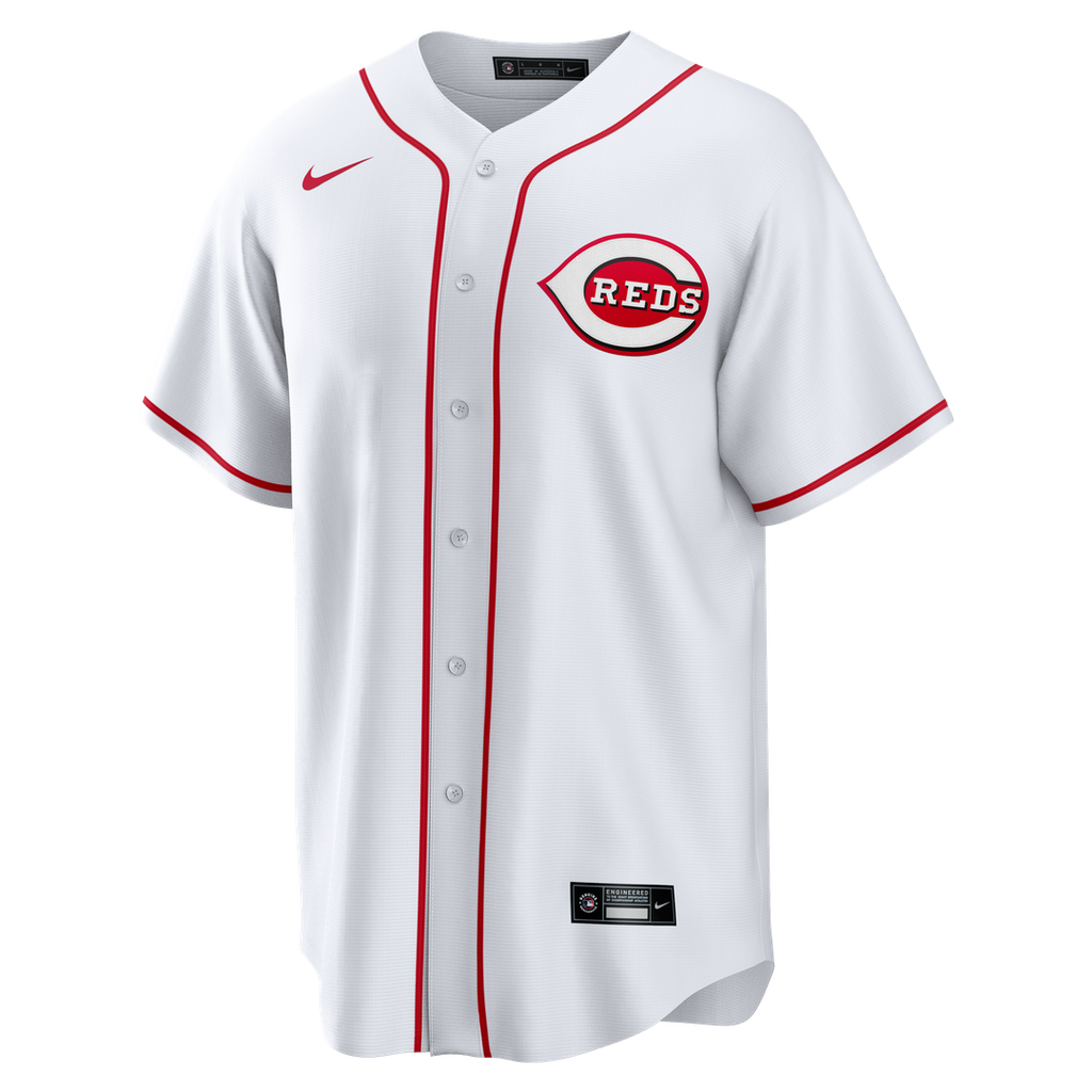 Cincinnati Reds Nike Home Big & Tall Replica Baseball Jersey - White