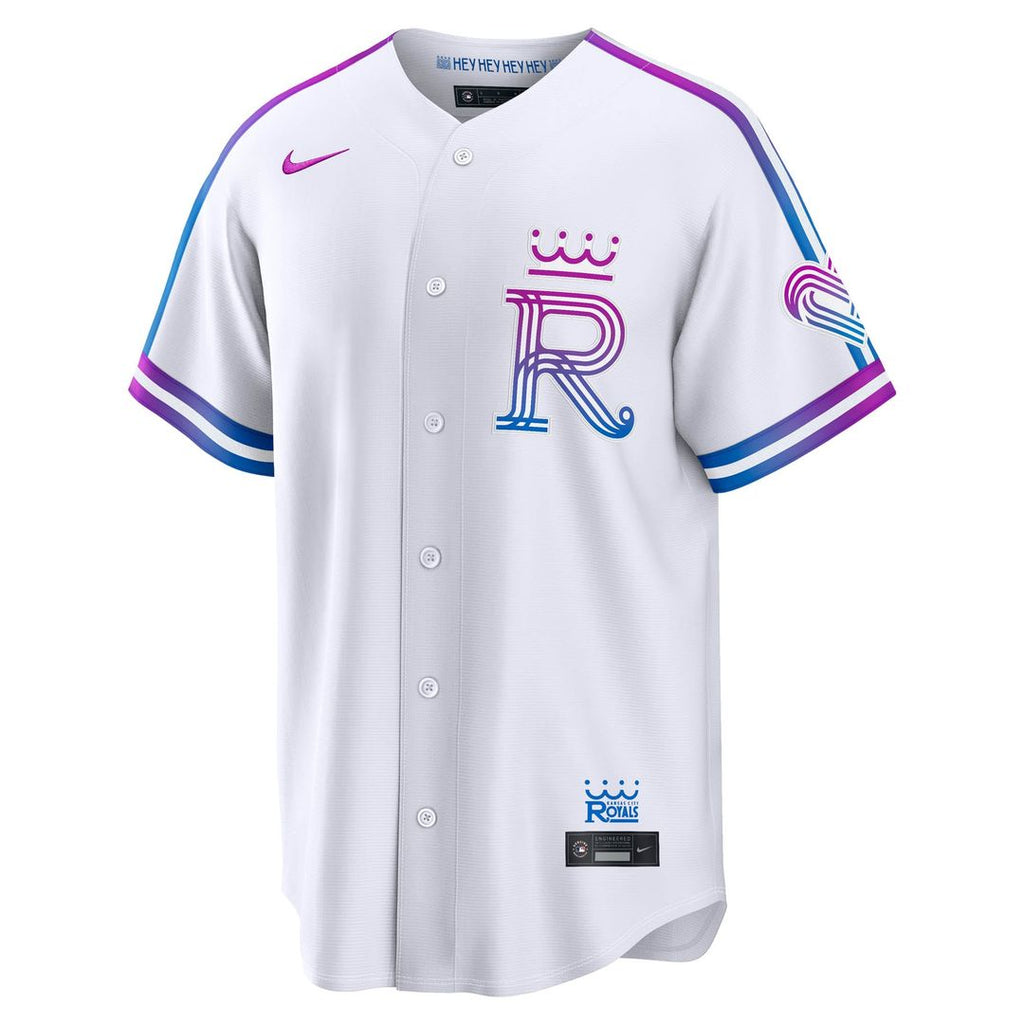 Kansas City Royals Nike 2026 City Connect Stadium Baseball Jersey - White