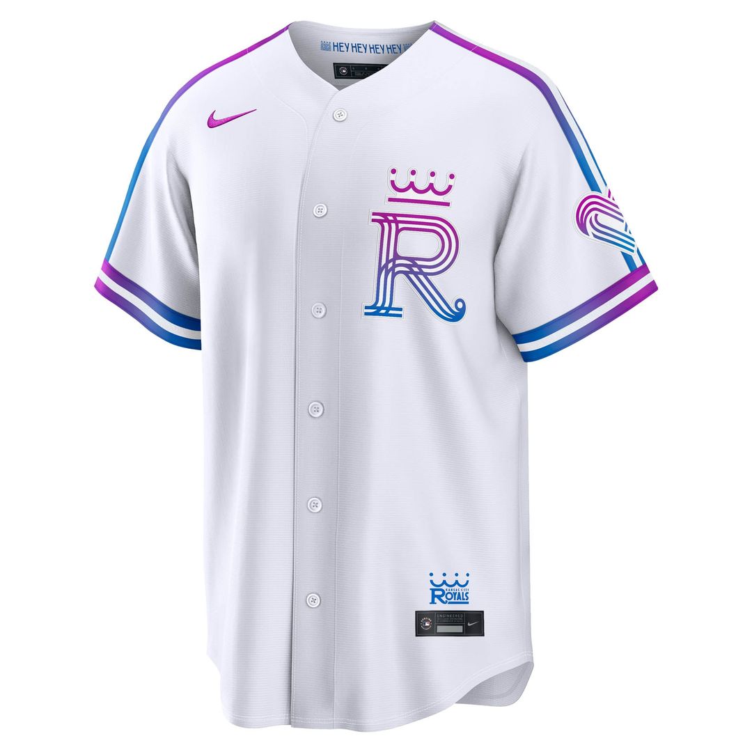 Kansas City Royals Nike 2026 City Connect Stadium Baseball Jersey - White