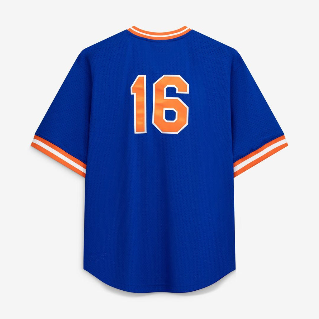 New York Mets Profile Dwight Gooden Big & Tall Cooperstown Collection Mesh Batting Practice Baseball Jersey - Royal