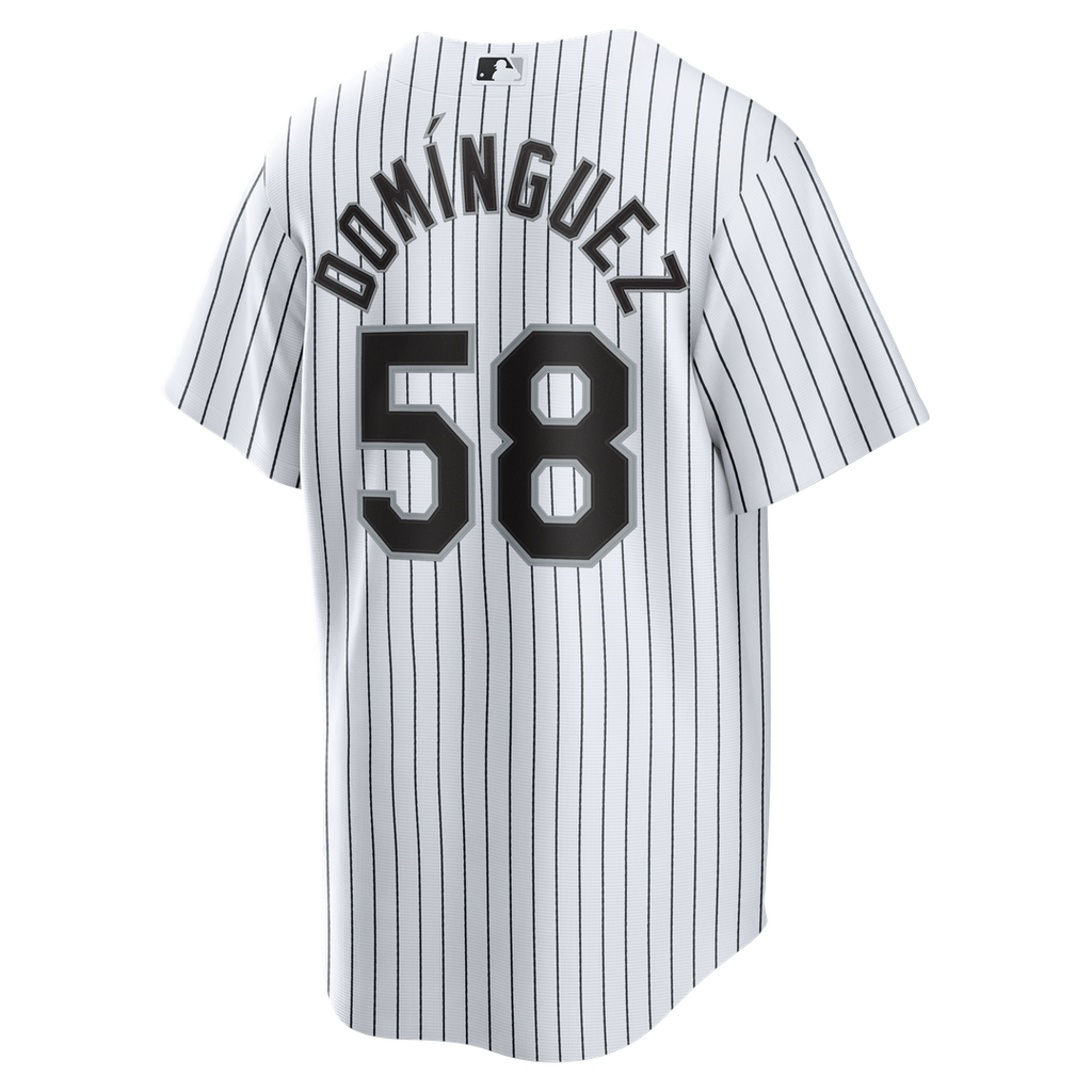Chicago White Sox Nike Seranthony Domínguez Home Replica Baseball Jersey - White