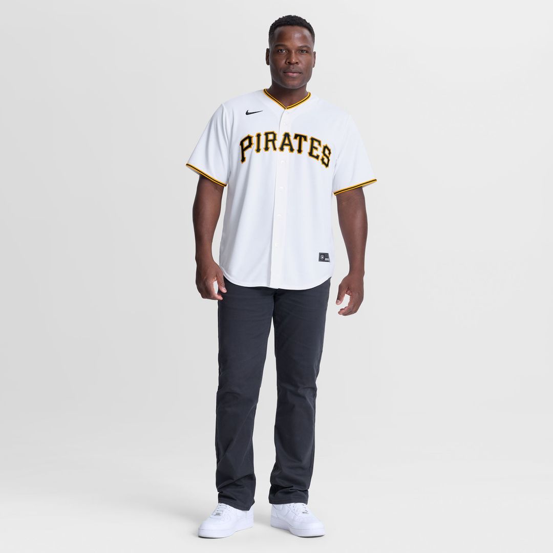 Pittsburgh Pirates Nike Lake Bachar Home Replica Baseball Jersey - White