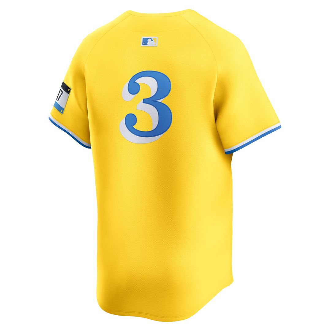 Boston Red Sox Nike Ceddanne Rafaela Alternate Limited Baseball Jersey - Gold