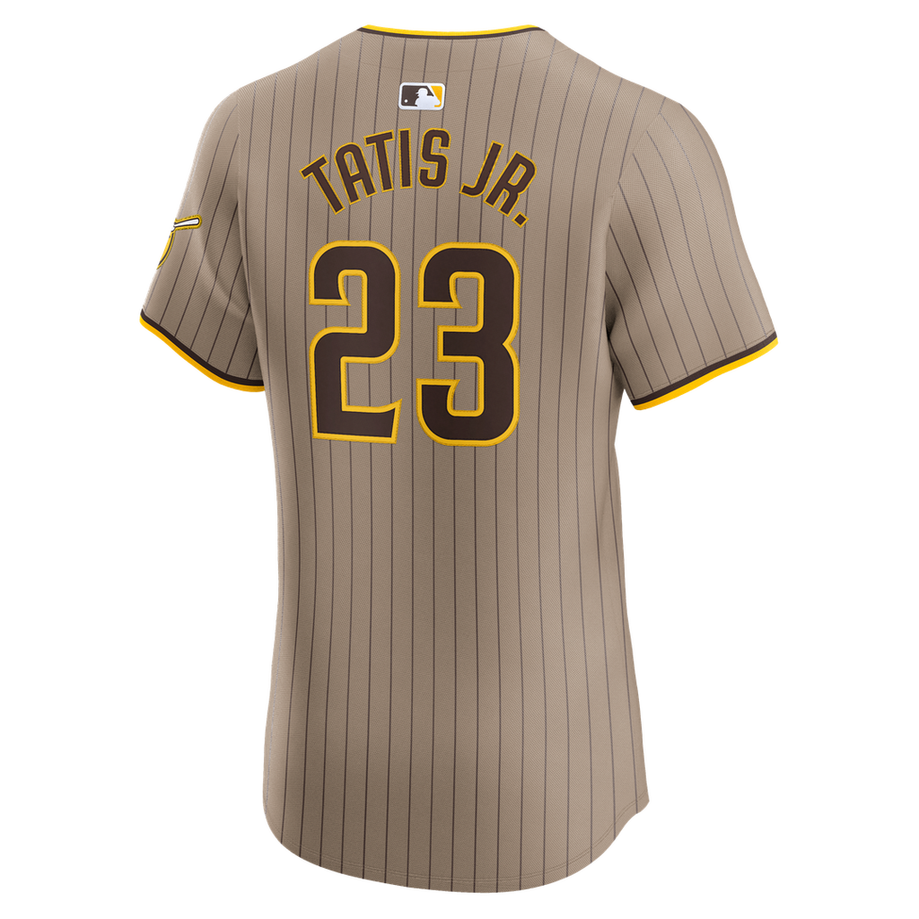 San Diego Padres Nike Fernando Tatis Jr. Alternate Elite Baseball Jersey - Sand