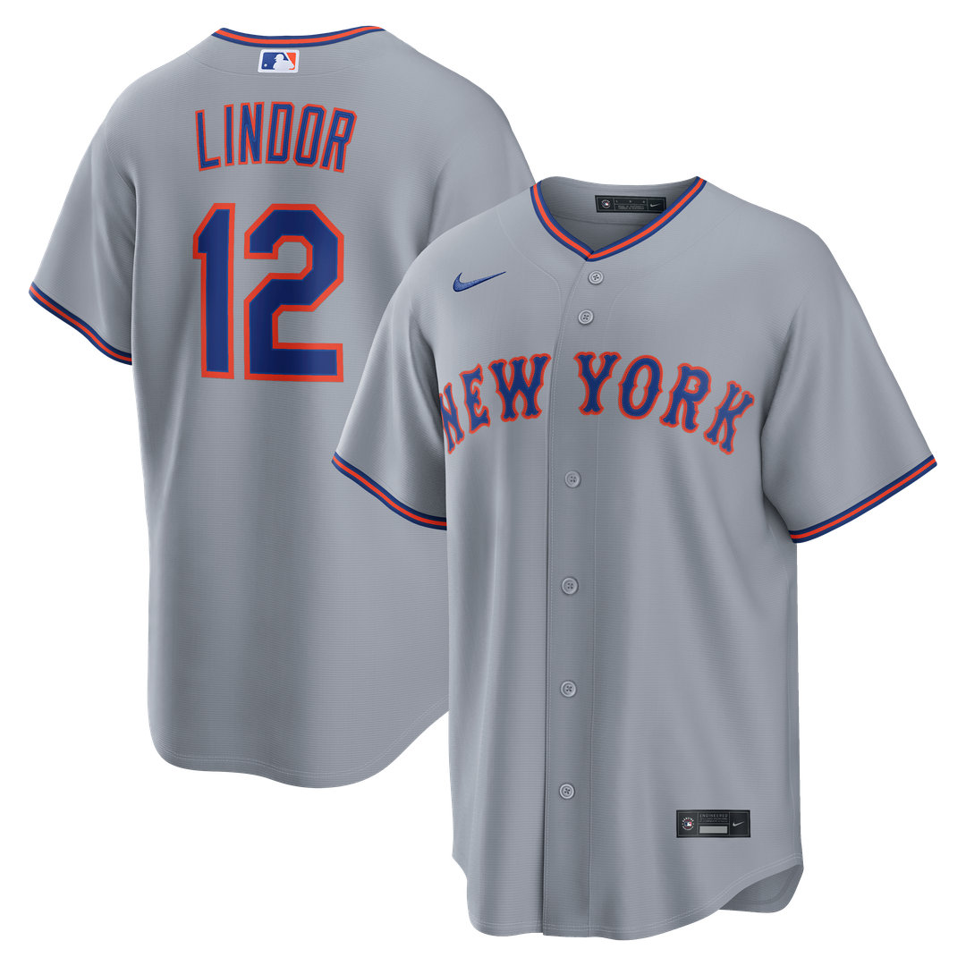 New York Mets Nike Francisco Lindor Alternate Replica Baseball Jersey - Royal