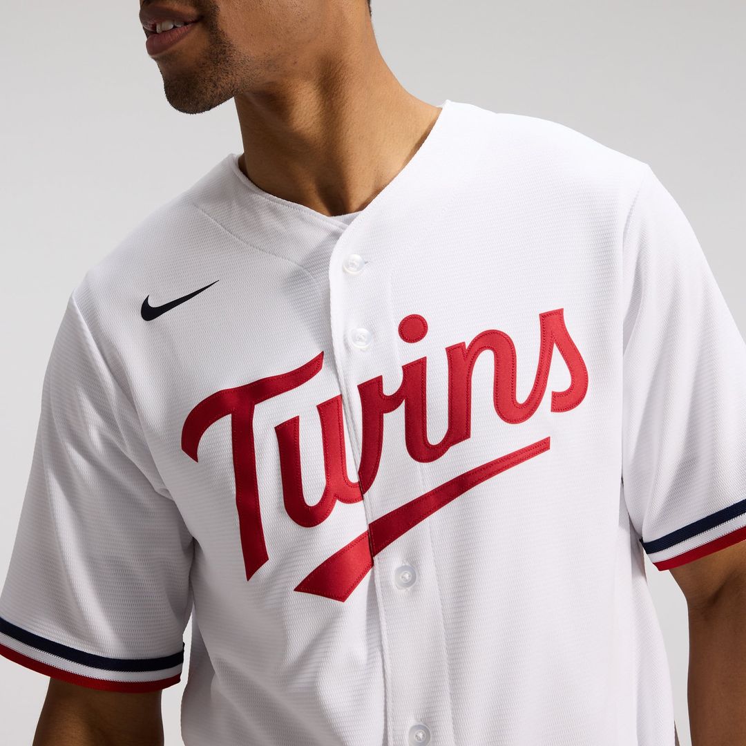 Minnesota Twins Nike Home Replica Team Baseball Jersey - White