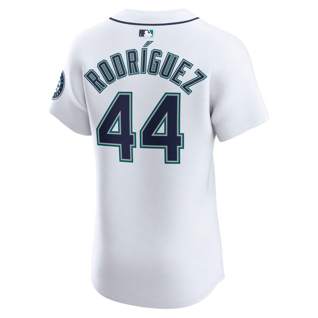 Seattle Mariners Nike Julio Rodríguez Home Elite Baseball Jersey - White