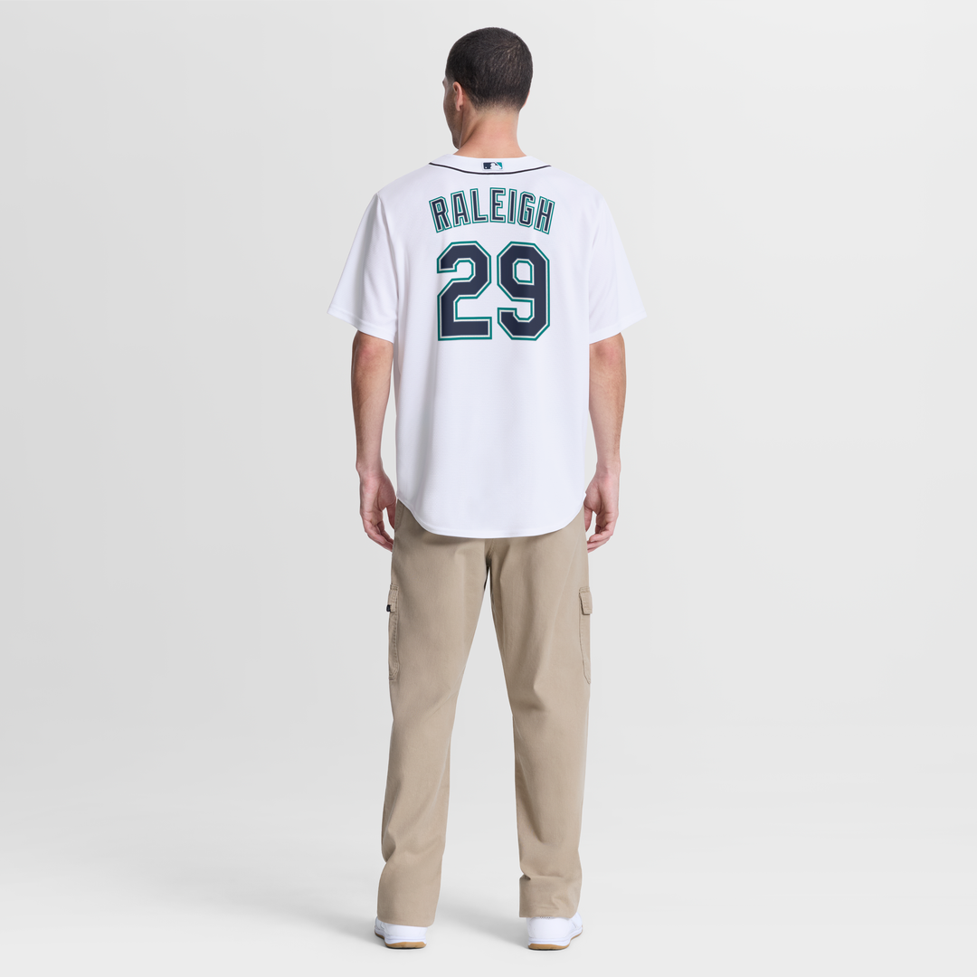 Seattle Mariners Nike Cal Raleigh Home Replica Baseball Jersey - White