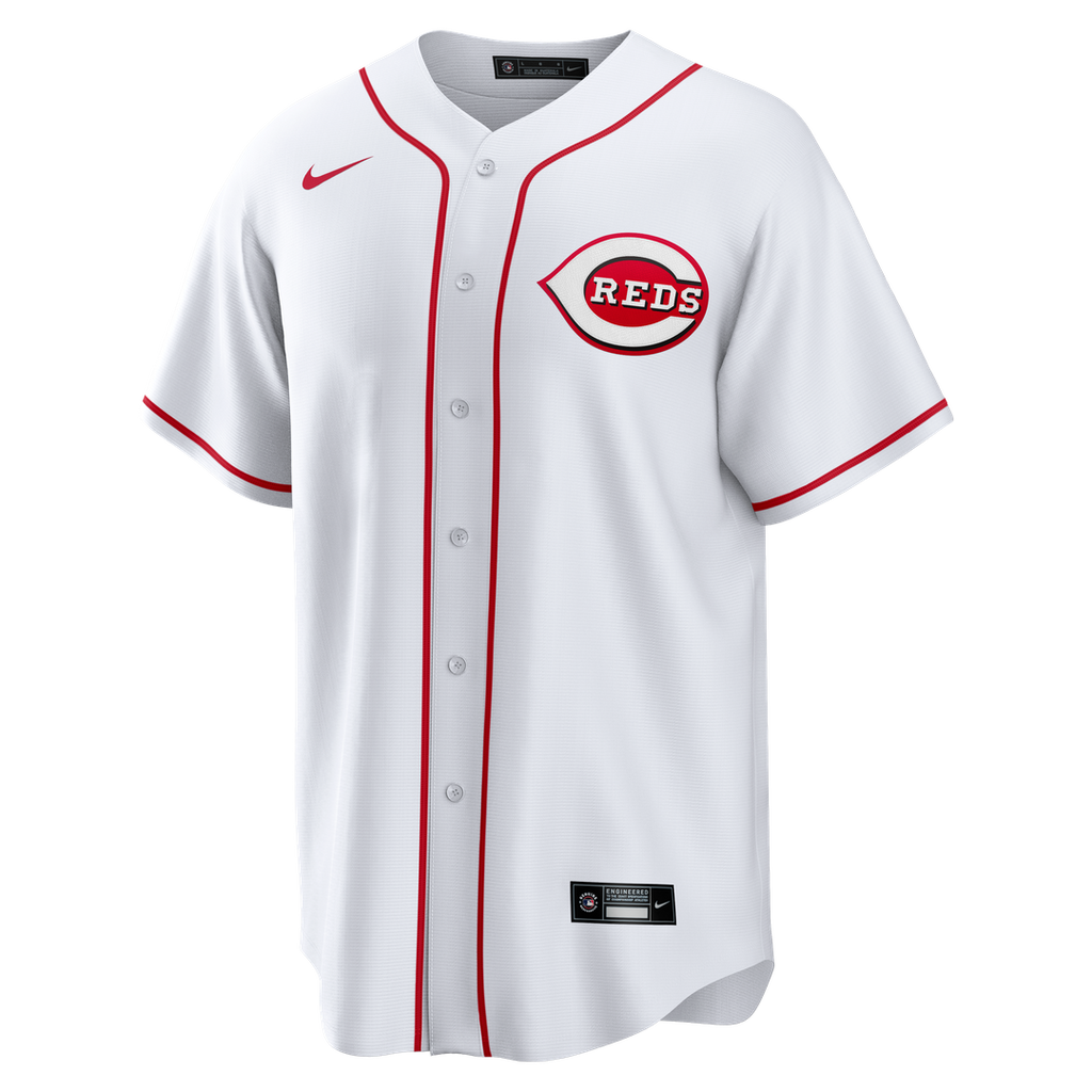 Cincinnati Reds Nike Eugenio Suárez Home Replica Baseball Jersey - White