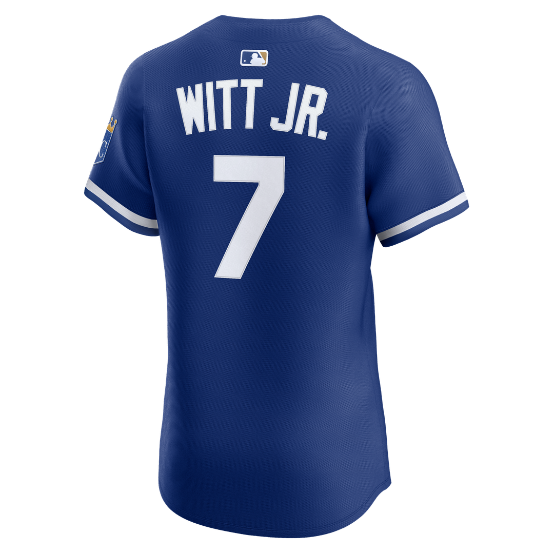 Kansas City Royals Nike Bobby Witt Jr. Alternate 2 Elite Baseball Jersey - Royal