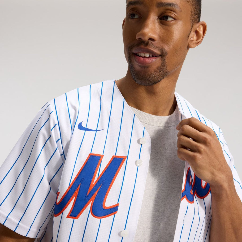 New York Mets Nike Home Replica Baseball Jersey - White