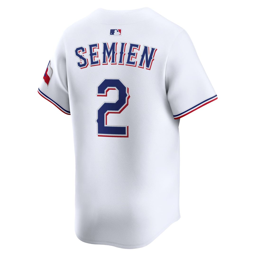 Texas Rangers Nike Marcus Semien Home Limited Baseball Jersey - White