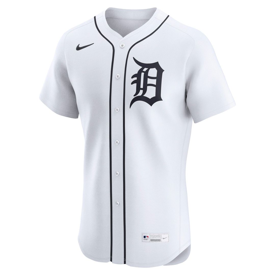 Detroit Tigers Nike Alternate 2 Elite Baseball Jersey - Navy
