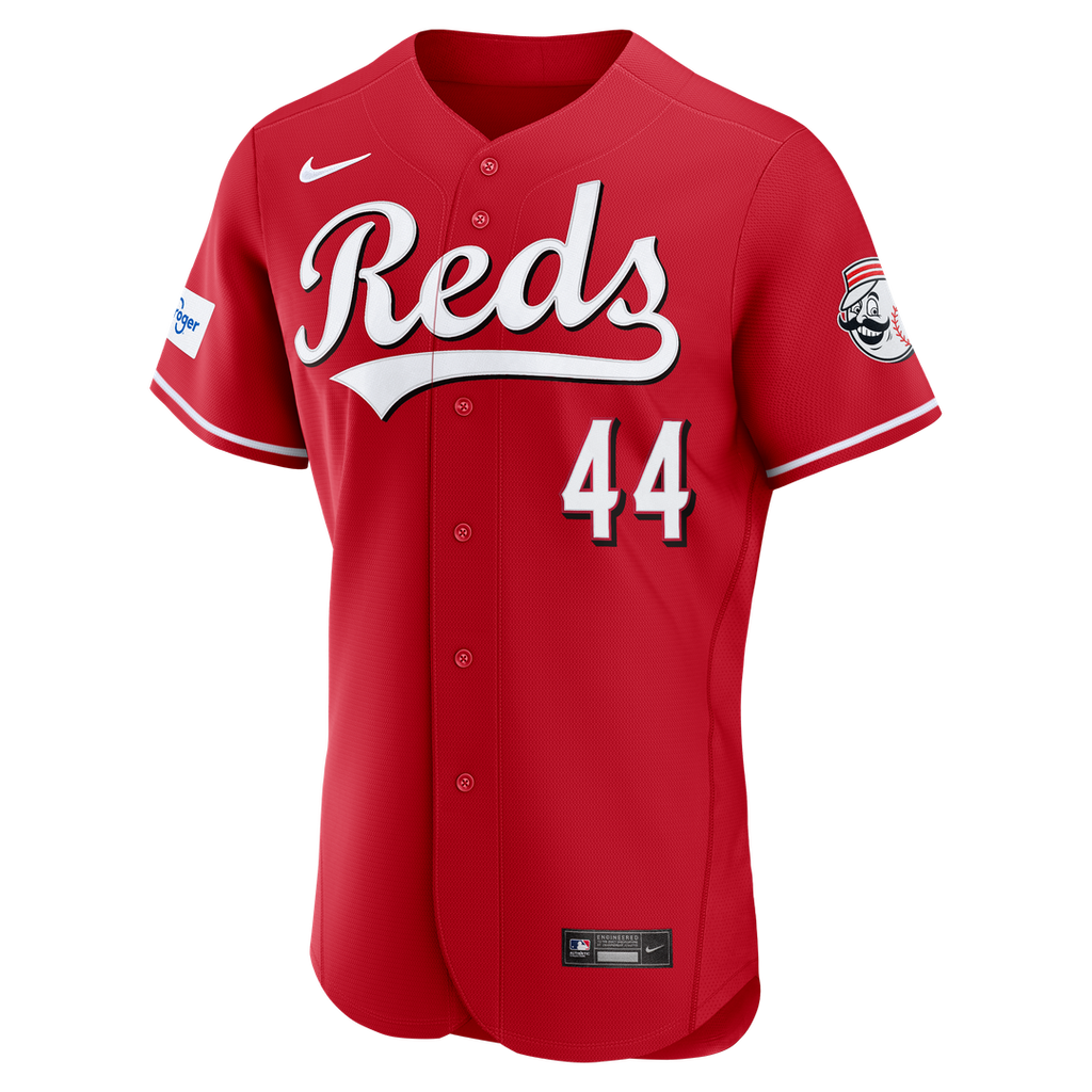 Cincinnati Reds Nike Elly De La Cruz Home Authentic Sponsor Patch Baseball Jersey - White