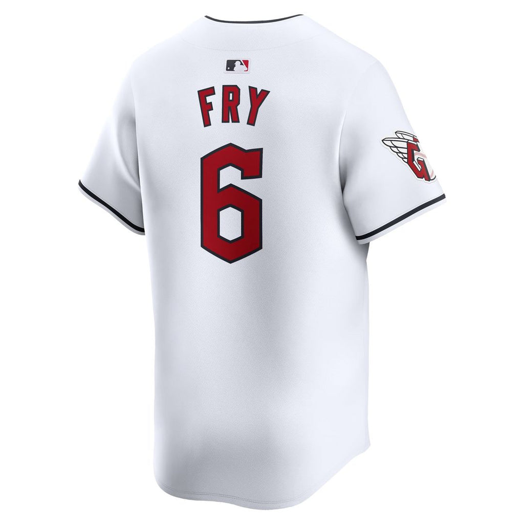 Cleveland Guardians Nike David Fry Home Limited Baseball Jersey - White