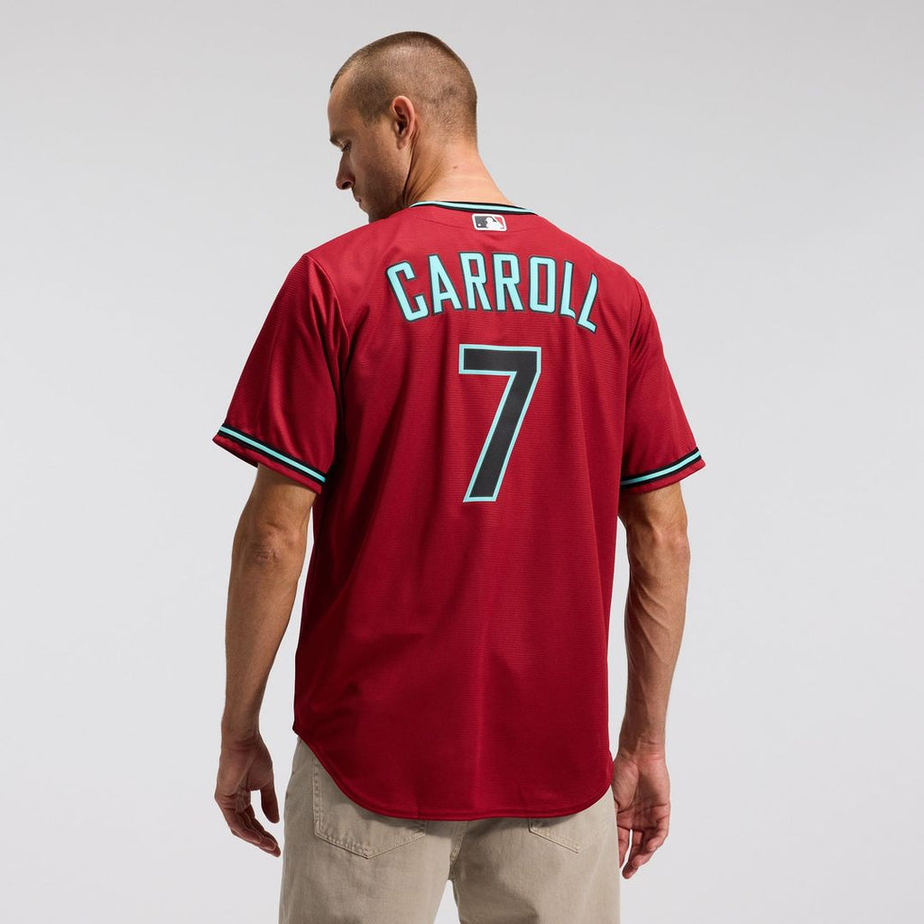 Arizona Diamondbacks Nike Corbin Carroll Alternate Replica Baseball Jersey - Black