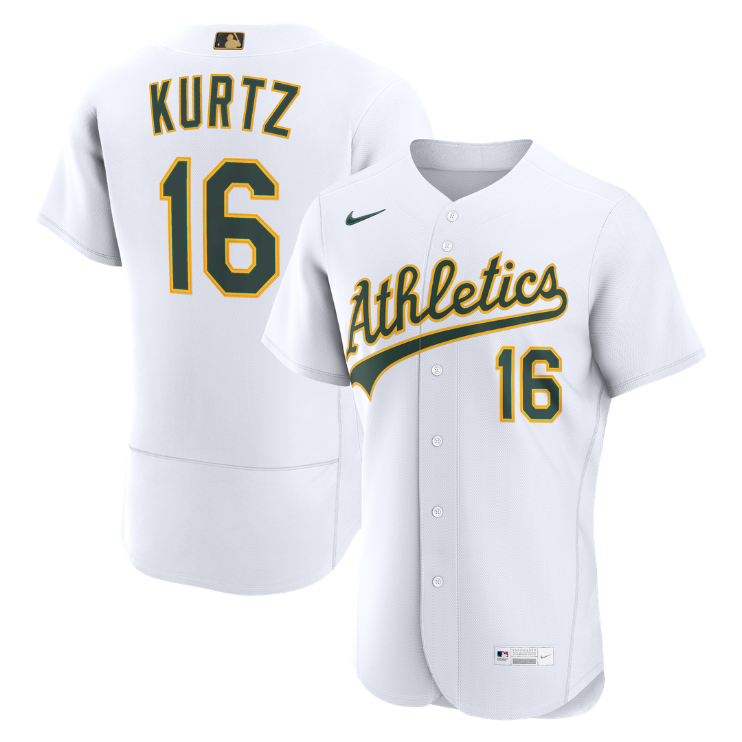 Athletics Nike Nick Kurtz MLB Awards Authentic Baseball Jersey - White