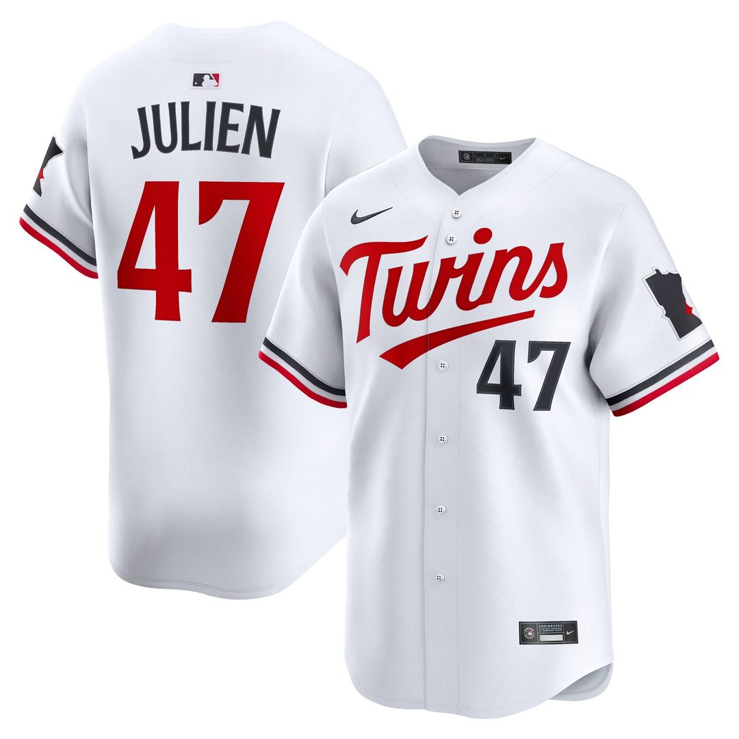 Minnesota Twins Nike Edouard Julien Home Limited Baseball Jersey - White