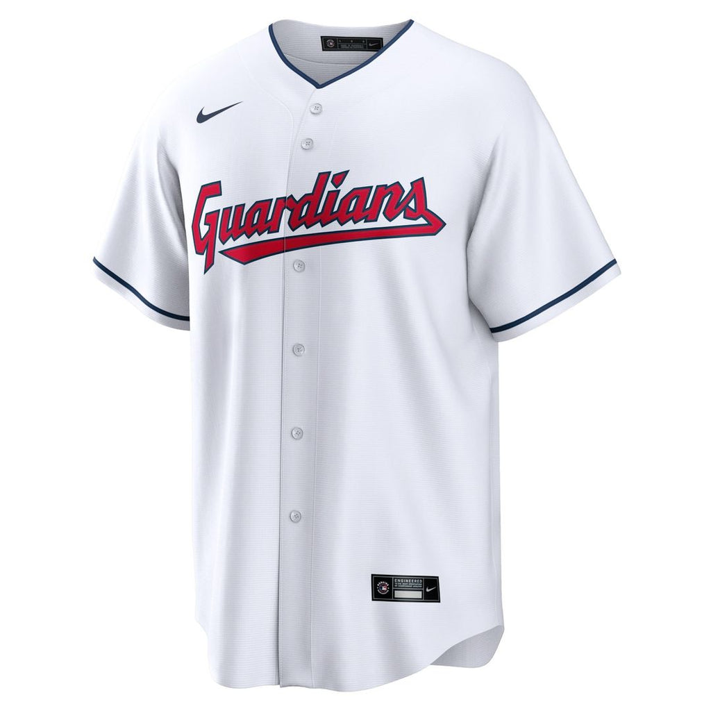 Cleveland Guardians Nike Home Blank Replica Baseball Jersey - White