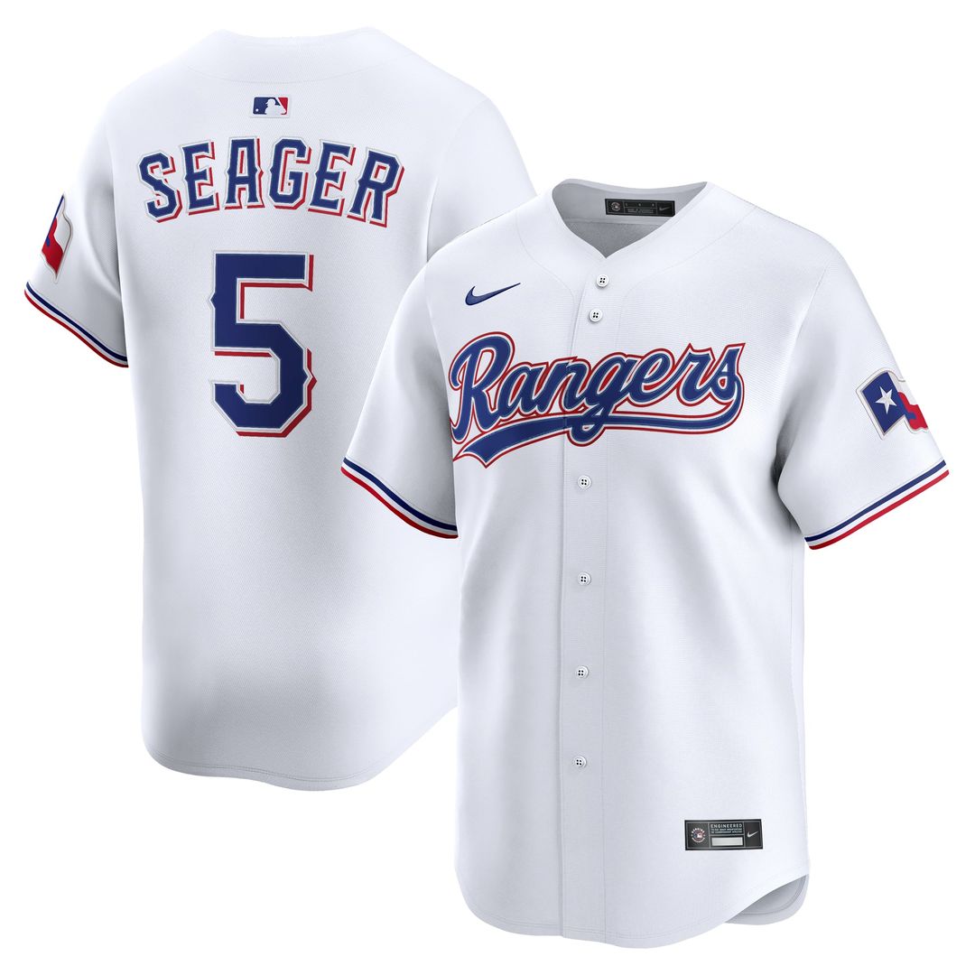 Texas Rangers Nike Corey Seager Road Limited Baseball Jersey - Gray