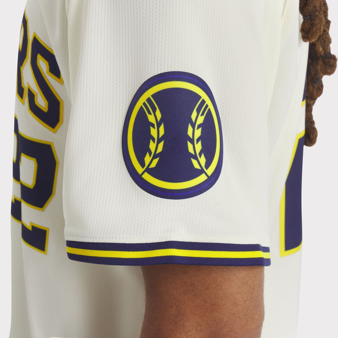 Milwaukee Brewers Nike Christian Yelich Home Limited Baseball Jersey - Cream