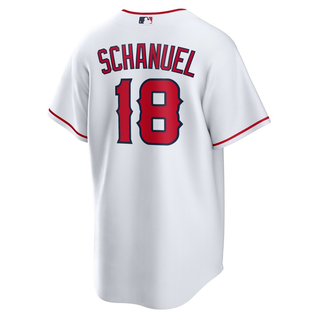 Los Angeles Angels Nike Nolan Schanuel Home Replica Baseball Jersey - White